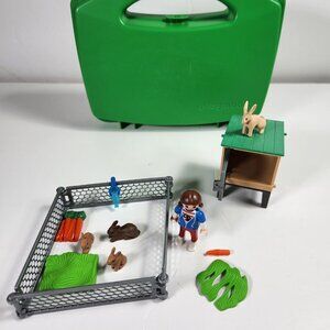 Playmobil Country Bunny Barn Set 2016 With Carry Case 90513